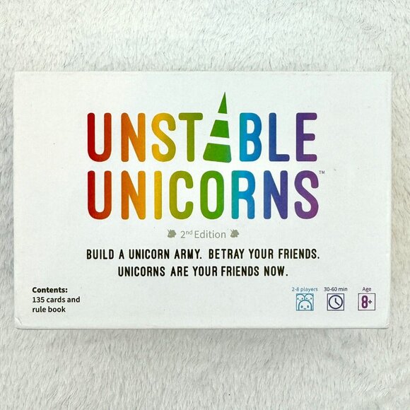 Unstable Unicorns 2nd Edition Card Game 2022 100% Complete Very Good - Picture 6 of 9